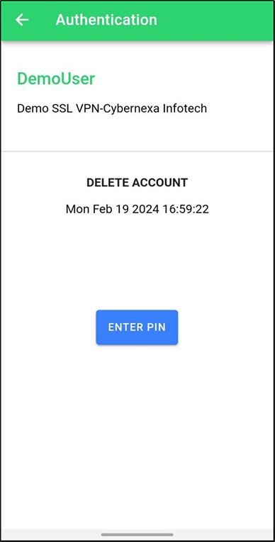 Delete Account- CyLock